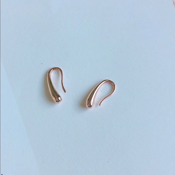 Water drop S925  earrings in rose gold color - Picture 1 of 5